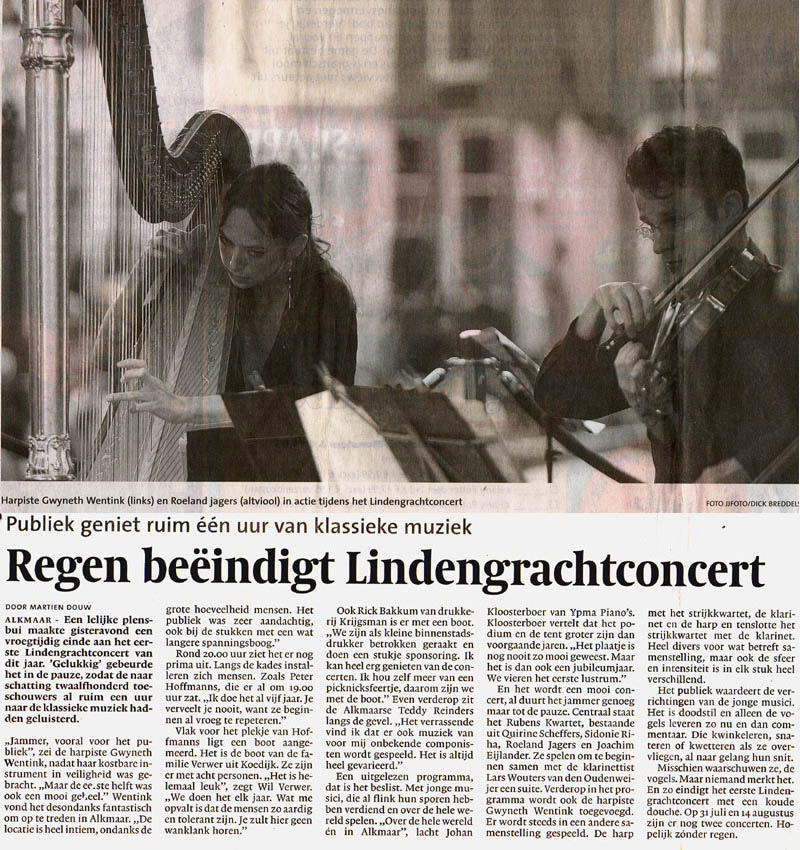 Recensie in het Noordhollands Dagblad van 18 juli 2007  dinsdag 31 juli 2007